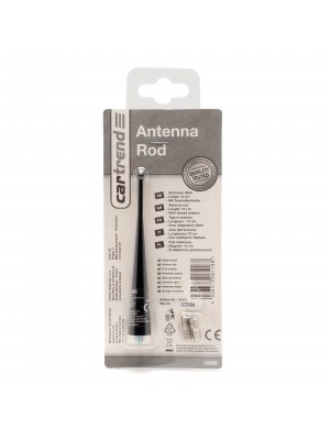 CARTREND Antennenstab im sportlichen Design mit Gewindeadapter 10 cm
